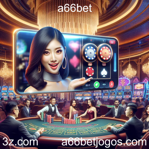 A Experiência Imersiva do Casino Ao Vivo na a66bet